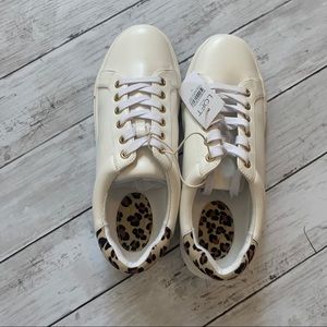 NWT Loft Leopard Leather Shoes. 8